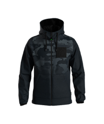 ENERGIAPURA Sweatshirt Full Zip With Hood Camouflag Dark Grey - 2023/24