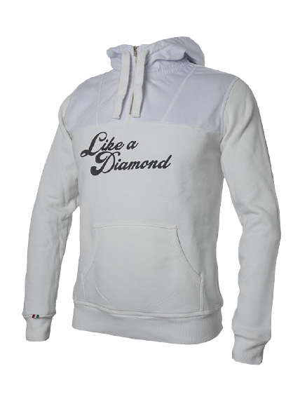 Bluza ENERGIAPURA Sweatshirt Svarte Like A Diamond White