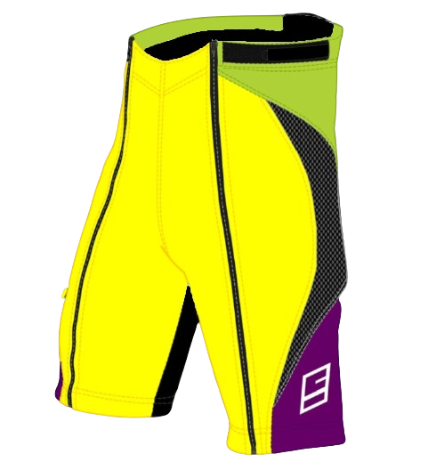 Shorts ENERGIAPURA New Workout Green/Yellow/Violet Junior 