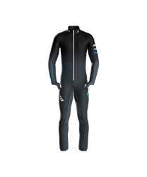 Race Suit Energiapura Master Black Junior (non insulated, padded) - 2024/25