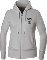 Bluza ENERGIAPURA Sweatshirt Full Zip With Hood Phoenix Lady Melange Grey - 2021/22