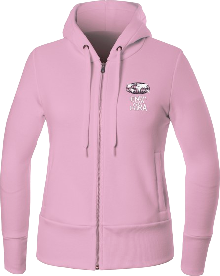 ENERGIAPURA Sweatshirt Full Zip With Hood Phoenix Lady Pink - 2021/22