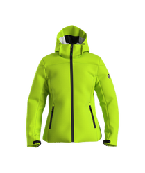 Ski jacket ENERGIAPURA Jacket With Hood Flond Lady Unicolor Acid Green - 2023/24