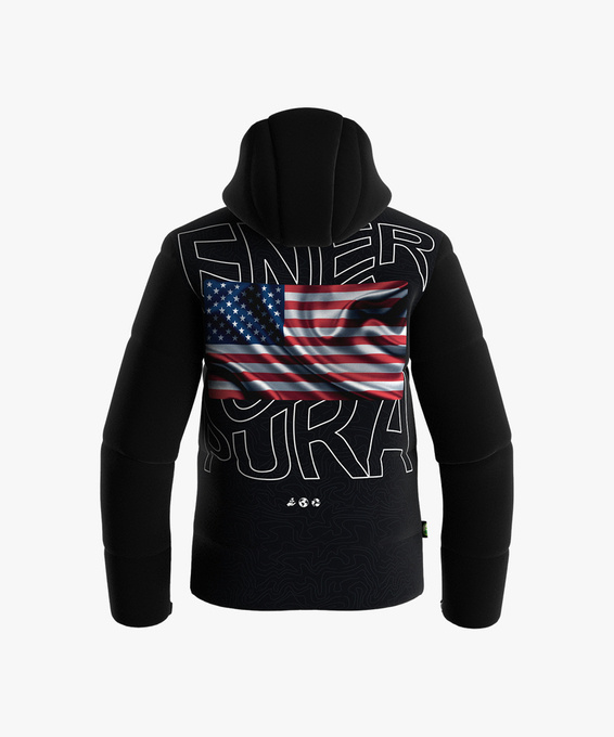 Kurtka narciarska ENERGIAPURA Luven Flag SR USA Black/USA Flag - 2023/24