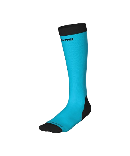 Skarpety narciarskie Energiapura HP Silk Socks Fluo Turquise/Black - 2024/25