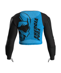 Koszulka z ochraniaczami ENERGIAPURA Maglia Racing Turquoise/Black Junior - 2023/24