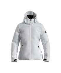 Kurtka narciarska ENERGIAPURA Jacket With Hood Flond Lady Unicolor White - 2023/24