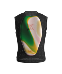 Ochraniacz na plecy ENERGIAPURA Gilet Protector Mesh Plus Life Shade Green/Red Junior - 2023/24